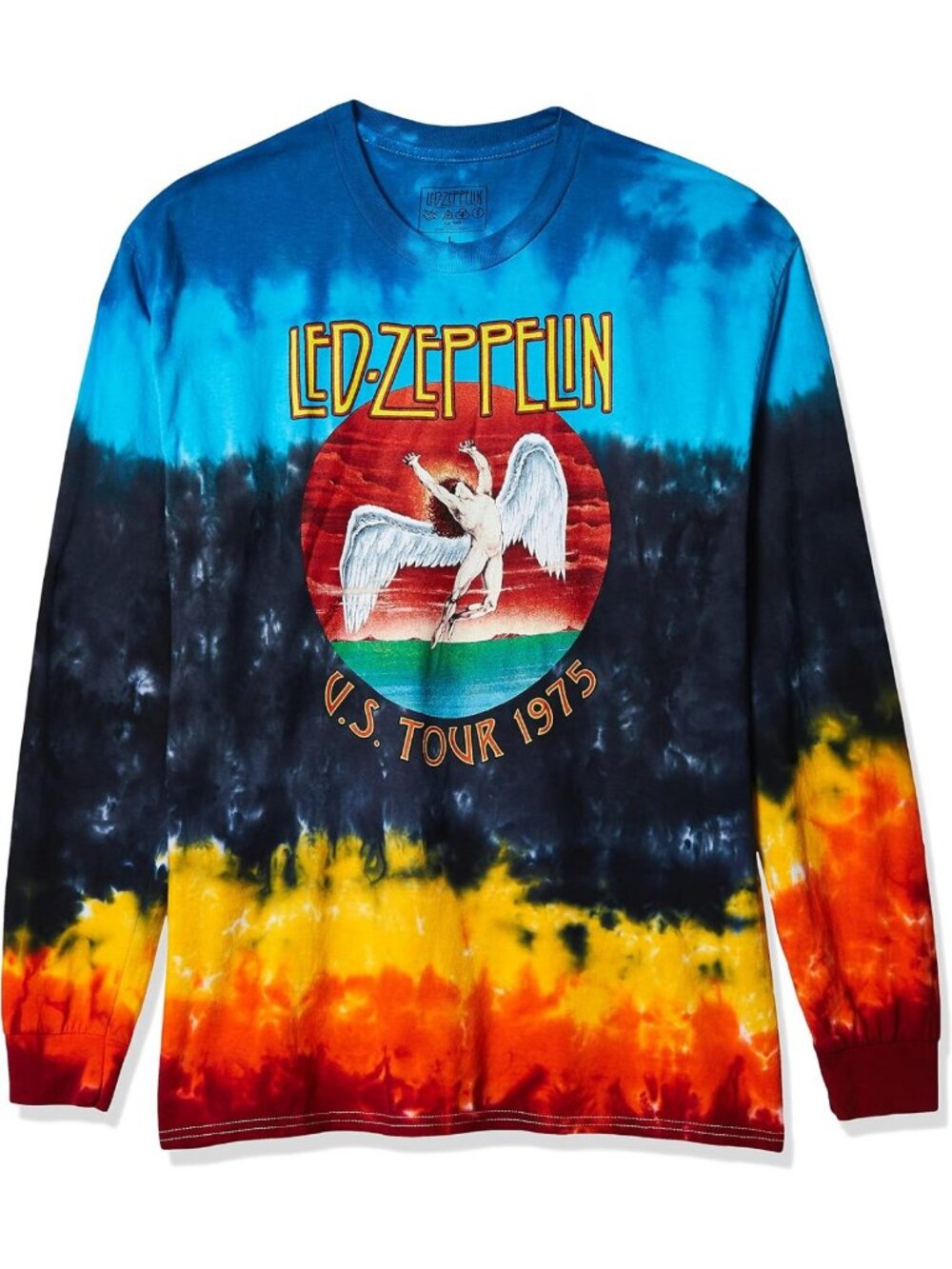 Vintage 1975 Icarus Graphic Long Sleeve T-Shirt for Men - Retro Style Tee